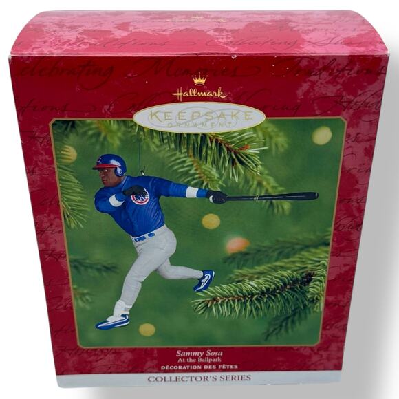 Sammy Sosa 2001 Chicago Cubs Hallmark Keepsake Ornament - Picture 1 of 8